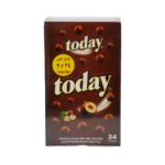 حبات البندق المغطاه بشوكولاتة الحليب